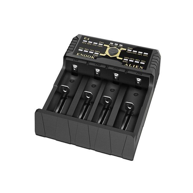 एनोक ई4 ली आयन बैटरी चार्जर डिस्चार्ज के साथ एके चार्ज डीसी 3.6V / 3.7V