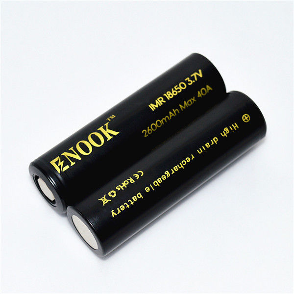 इनोक उच्च डिस्चार्ज दर 18650 ग्लोब बैटरी इनोक 18650 2600mAh 40A 18650 लिथियम आयन बैटरी