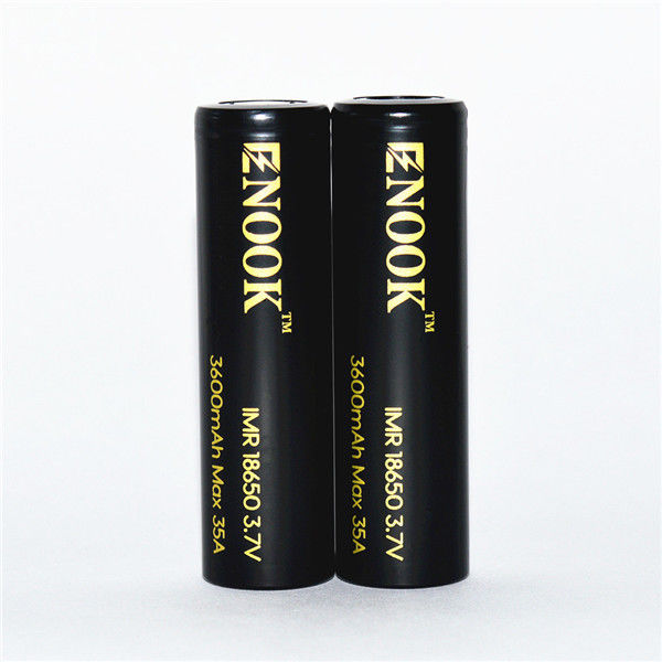 उच्च डिस्चार्ज दर 3600mAh अधिकतम 35A 18650 रिचार्जेबल बैटरी 3.7V लिथियम आयन बैटरी