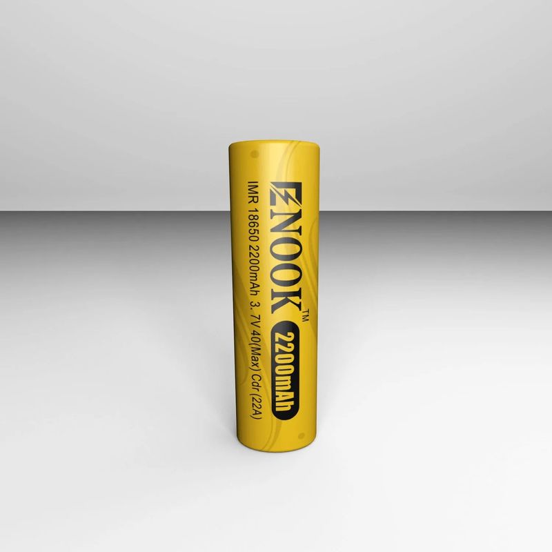 डबलपॉव थोक मूल्य 18650 3.7V 2200mah रिचार्जेबल बैटरी सेल 40A 3.7V mod 18650 पीली लिथियम आयन बैटरी