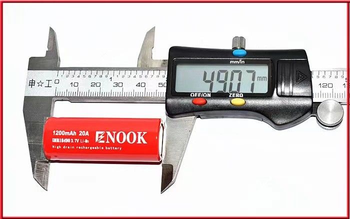 18490 1200mAh enook 20A 3.7v इलेक्ट्रिक साइकिल के लिए 18490 रिचार्जेबल बैटरी PK एजीएम बैटरी 12V
