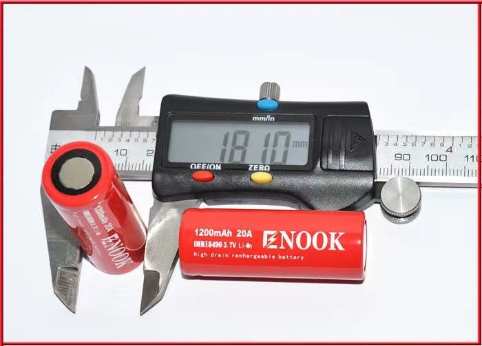 18490 1200mAh enook 20A 3.7v इलेक्ट्रिक साइकिल के लिए 18490 रिचार्जेबल बैटरी PK एजीएम बैटरी 12V