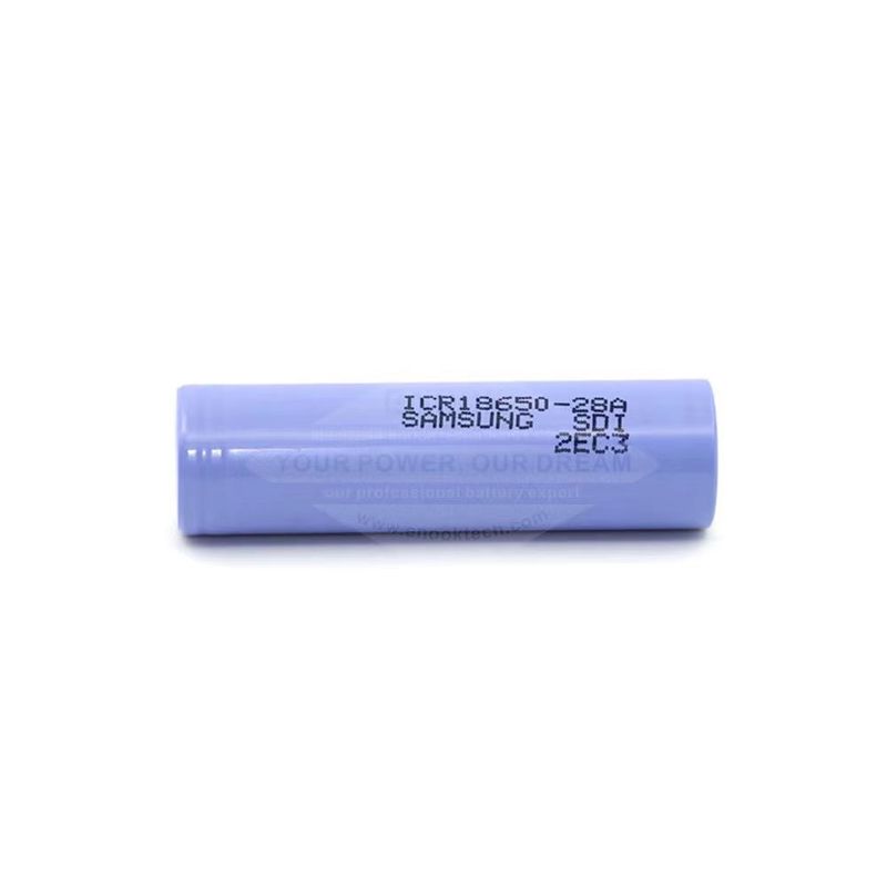 रिचार्जेबल 3.7 V 18650 ली आयन बैटरी 2800mAh हाई पावर लिथियम आयन बैटरी