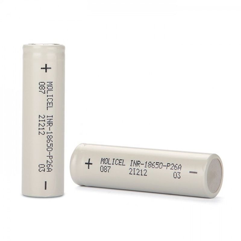 थोक उच्च प्रदर्शन सेल 3.7v I मोलिकल 3.7v 2600mah 18650 P26A उपभोक्ता इलेक्ट्रॉनिक्स के लिए रिचार्जेबल बैटरी