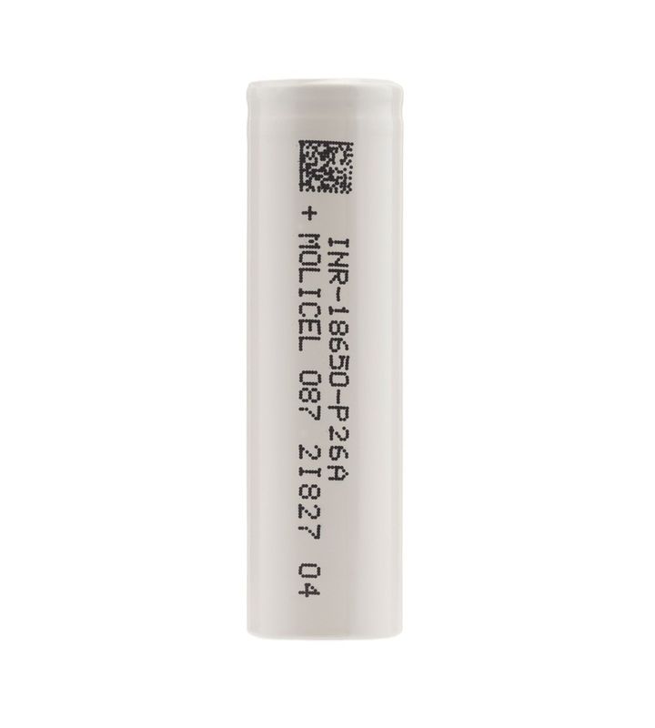 मोलिकेल पी26ए 18650 बैटरी सेल लिथियम आयन 35 ए 3.7 वी रिचार्जेबल बैटरी 2600mah