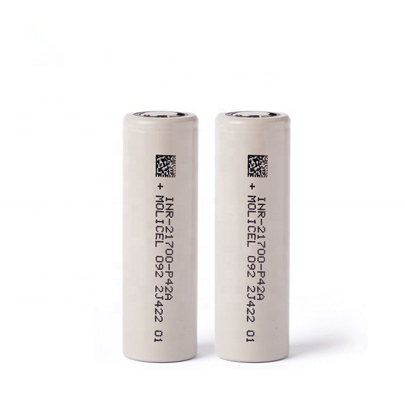 प्रामाणिक मूल ग्रेड-ए मोलिकेल P42A INR-21700 4200MAH 3.6v लिथियम रिचार्जेबल बैटरी