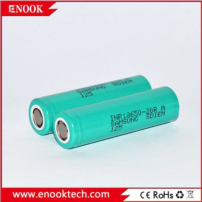 स्टॉक में 18650 सैमसंग 20R 3.7v 2000mah 18650 लिथियम रिचार्जेबल लिथियम आयन बैटरी बैटरी पैक के लिए