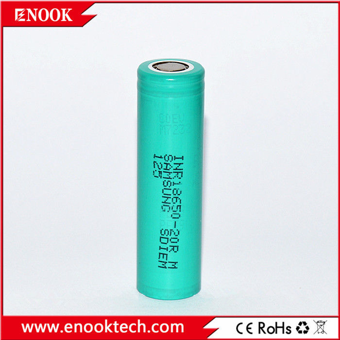 स्टॉक में 18650 सैमसंग 20R 3.7v 2000mah 18650 लिथियम रिचार्जेबल लिथियम आयन बैटरी बैटरी पैक के लिए