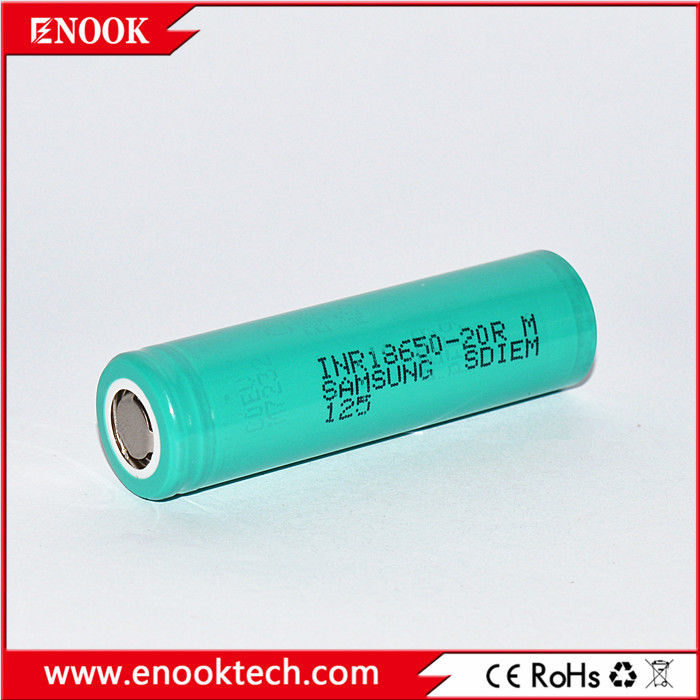 स्टॉक में 18650 सैमसंग 20R 3.7v 2000mah 18650 लिथियम रिचार्जेबल लिथियम आयन बैटरी बैटरी पैक के लिए