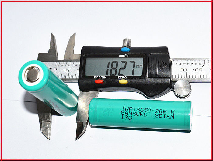 स्टॉक में 18650 सैमसंग 20R 3.7v 2000mah 18650 लिथियम रिचार्जेबल लिथियम आयन बैटरी बैटरी पैक के लिए