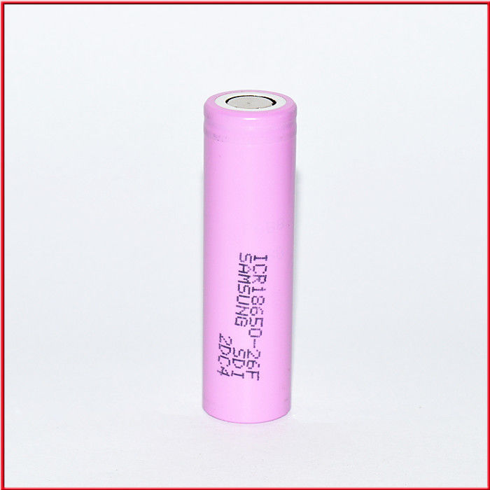 रिचार्जेबल 18650 बैटरी सेल 3.7V 2600mah 18650 ली आयन बैटरी फ्लैशलाइट के लिए