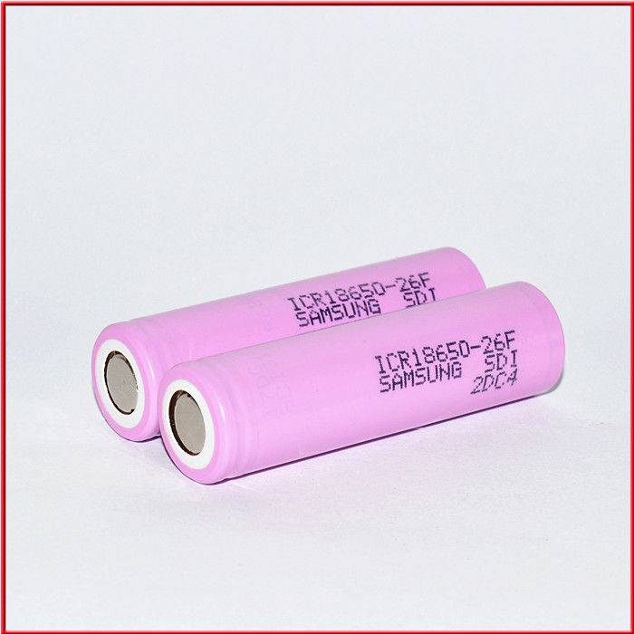 रिचार्जेबल 18650 बैटरी सेल 3.7V 2600mah 18650 ली आयन बैटरी फ्लैशलाइट के लिए