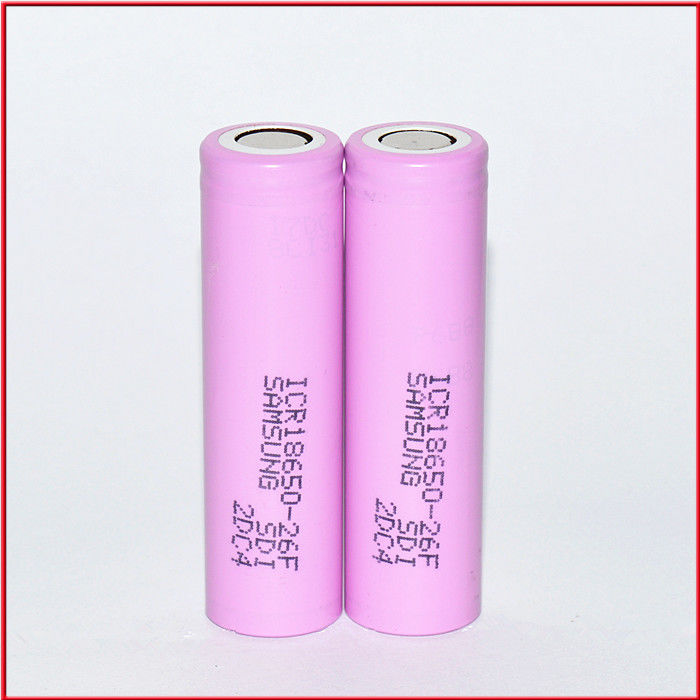 रिचार्जेबल 18650 बैटरी सेल 3.7V 2600mah 18650 ली आयन बैटरी फ्लैशलाइट के लिए