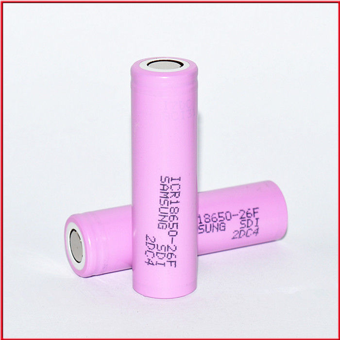 SAM ICR18650 26F 2600mAh 26JM 26J 26H 3.6V 18650 2600mAh लिथियम बैटरी 510 थ्रेड बैटरी