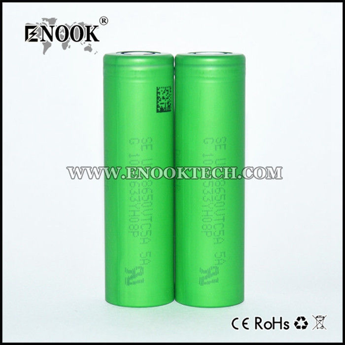 Vtc5 बैटरी के विनिर्देश 2600mAh थोक में आयन रिचार्जेबल बैटरी 3.7V 18650 बैटरी