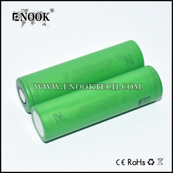 Vtc5 बैटरी के विनिर्देश 2600mAh थोक में आयन रिचार्जेबल बैटरी 3.7V 18650 बैटरी