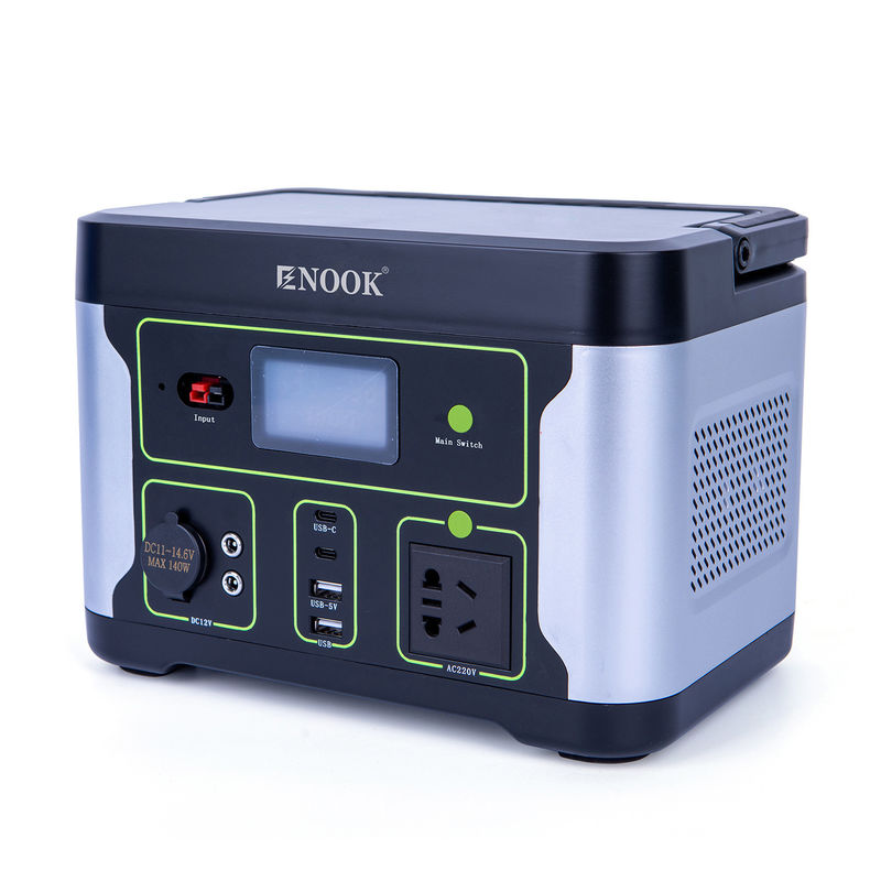 500W LiFePO4 पोर्टेबल पावर स्टेशन आउटडोर होम एनर्जी स्टोरेज लैपटॉप के लिए बैटरी