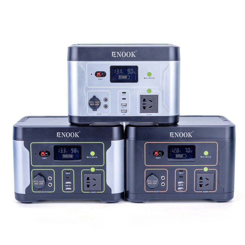 500W LiFePO4 पोर्टेबल पावर स्टेशन आउटडोर होम एनर्जी स्टोरेज लैपटॉप के लिए बैटरी