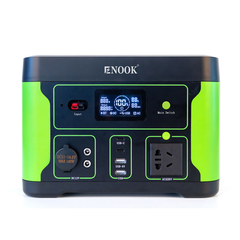 आउटडोर ऊर्जा भंडारण पावर स्टेशन 500W कैम्पिंग के लिए पोर्टेबल सौर जनरेटर