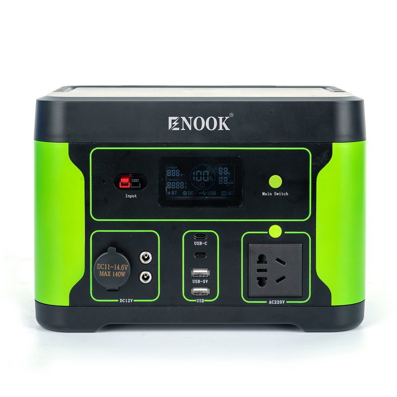 आउटडोर ऊर्जा भंडारण पावर स्टेशन 500W कैम्पिंग के लिए पोर्टेबल सौर जनरेटर