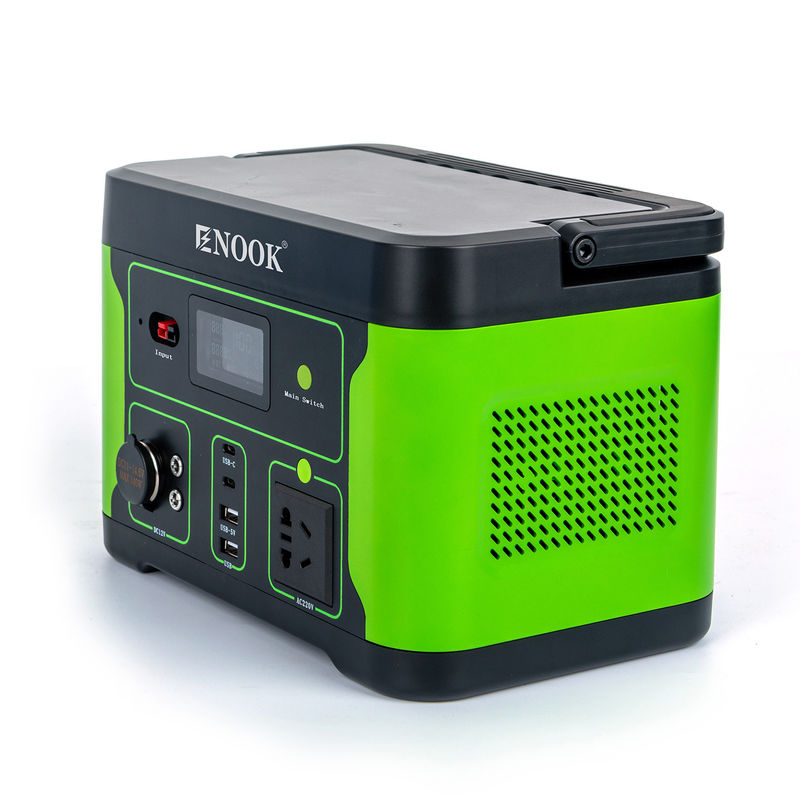 आउटडोर ऊर्जा भंडारण पावर स्टेशन 500W कैम्पिंग के लिए पोर्टेबल सौर जनरेटर
