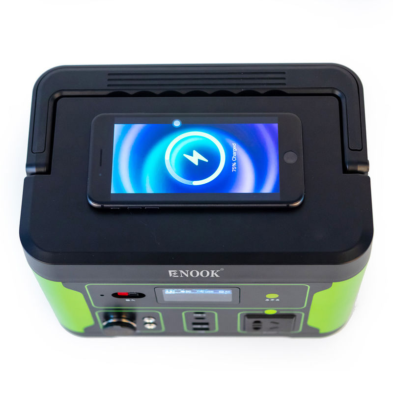 आउटडोर ऊर्जा भंडारण पावर स्टेशन 500W कैम्पिंग के लिए पोर्टेबल सौर जनरेटर
