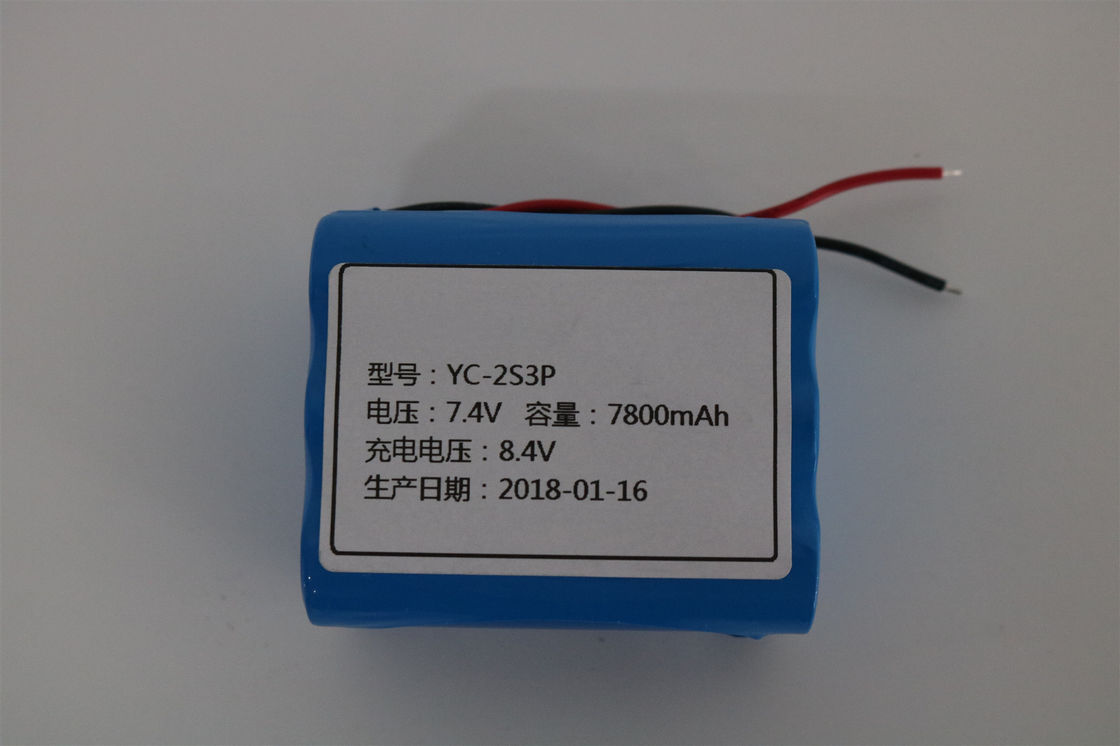 7.4 V 7800mah ई-बाइक और इलेक्ट्रिक मोटर कार के लिए लिथियम आयन बैटरी पैक