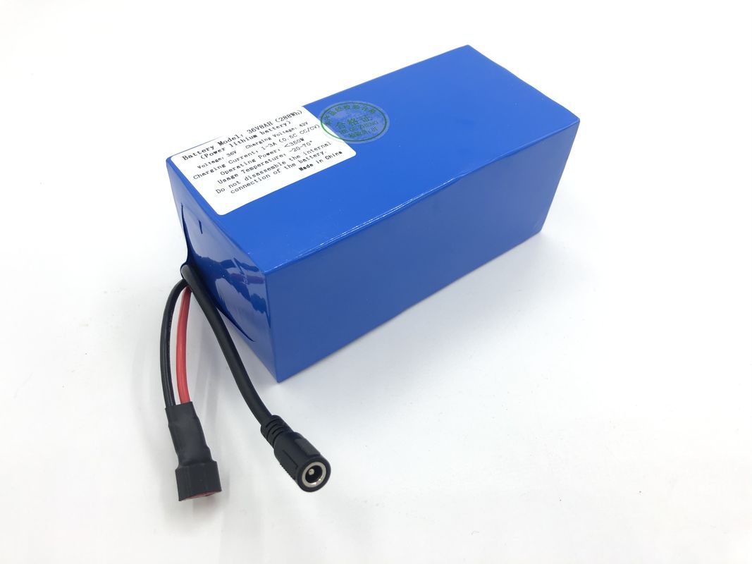 IP65 18650 इलेक्ट्रिक स्कूटर के लिए अनुकूलित बैटरी पैक 36V 8Ah लिथियम आयन बैटरी