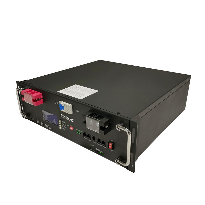 सौर प्रणाली के लिए 5Kw 10Kw 20 Kw सर्वर रैक माउंट बैटरी 48V Lifepo4 बैटरी पैक