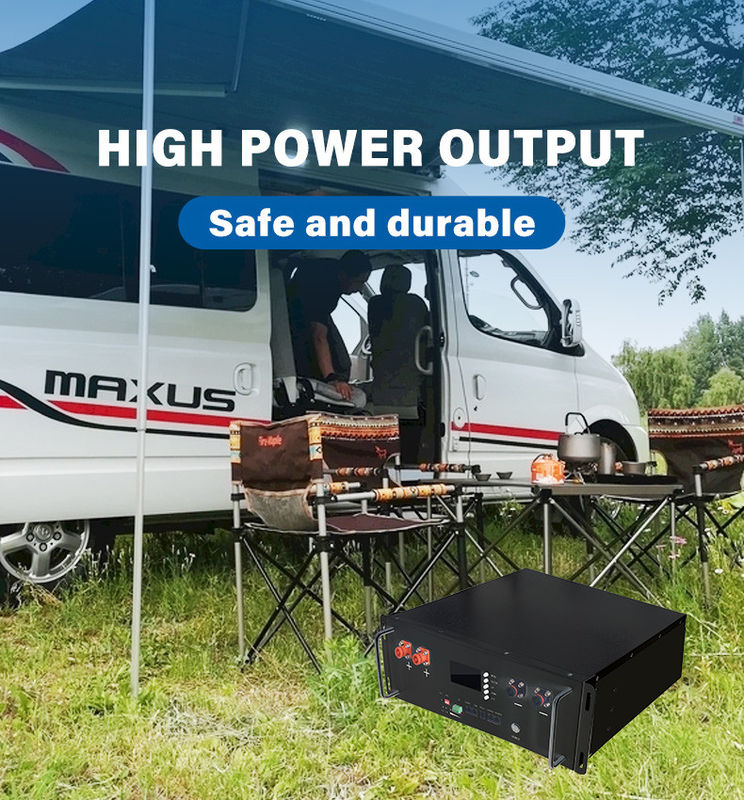 48V 51.2v ऊर्जा भंडारण स्टैकेबल बैटरी 100AH 200ah 300ah 10kw 20kw सर्वर रैक बैटरी