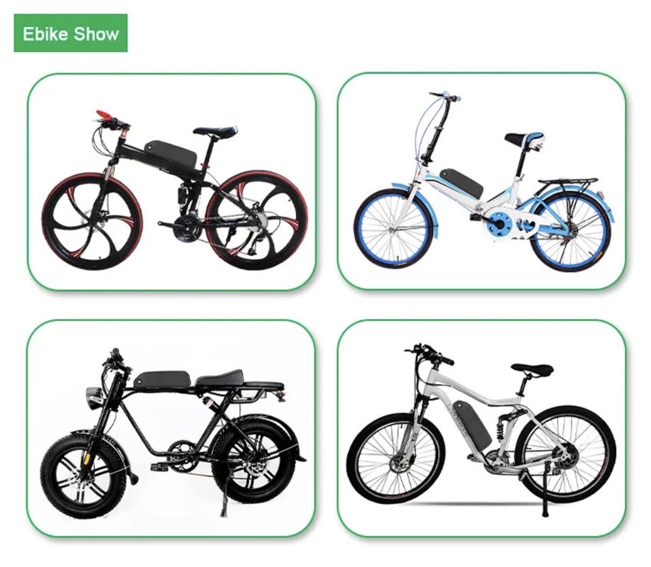 10ah 13ah 15ah 20ah 25ah 1000w 36v 48v 24v लिथियम हैलोंग आयन बाफांग इलेक्ट्रिक ई बाइक साइकिल पैक ब्लैक लिथियम बैटरी