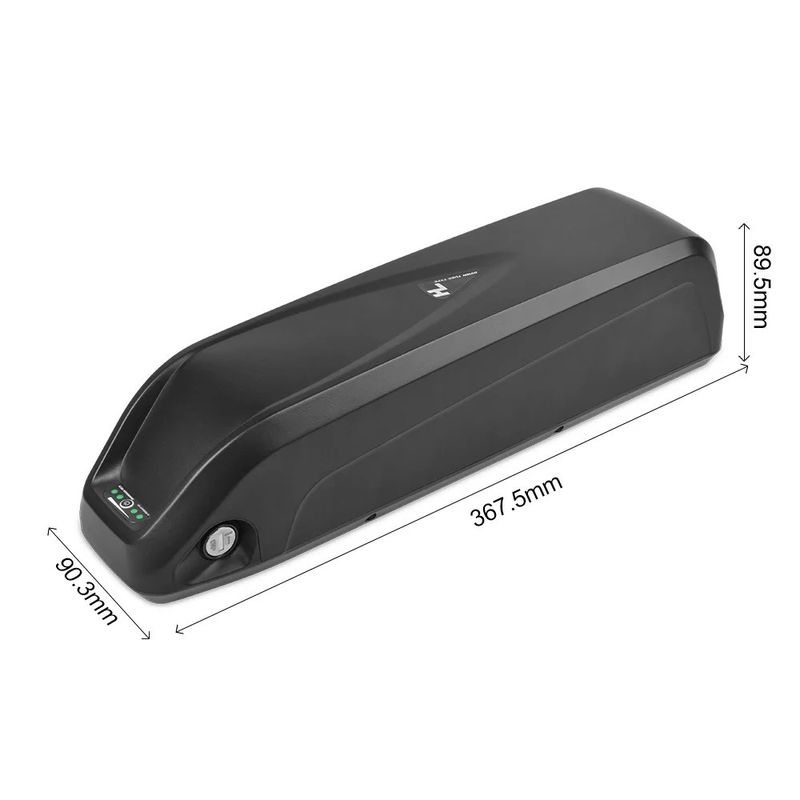 हाई परफॉर्मेंस ई बाइक बैटरी हेइलोंग केस 250w/350w/500w मोटर ब्लैक के लिए