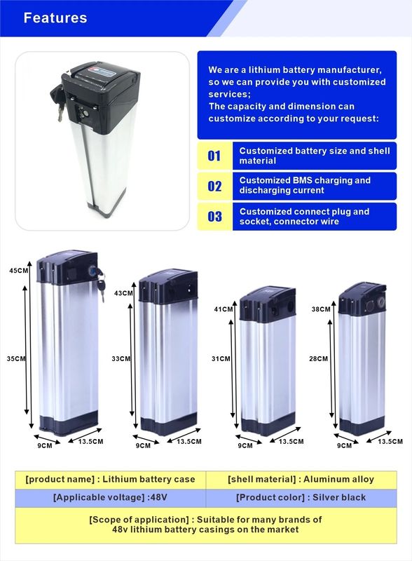 12V 24V 48V 36V 10Ah 20Ah ई स्कूटर बैटरी पैक अनुकूलित ईबाइक लिथियम बैटरी पैक