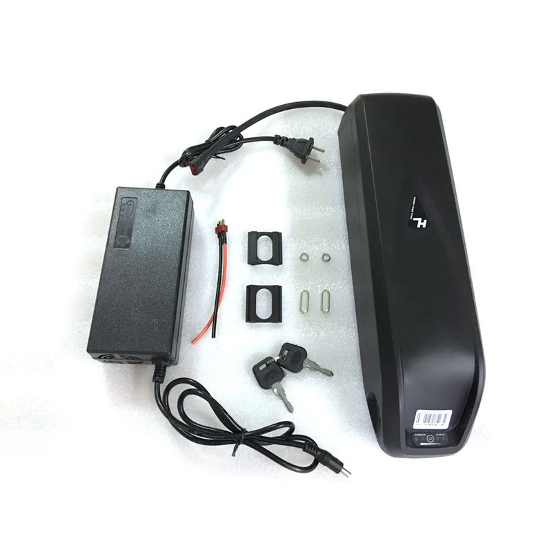 उच्च शक्ति Hailong प्रकार लिथियम आयन बैटरी पैक 48V 10Ah 15A 500W इलेक्ट्रिक बाइक के लिए