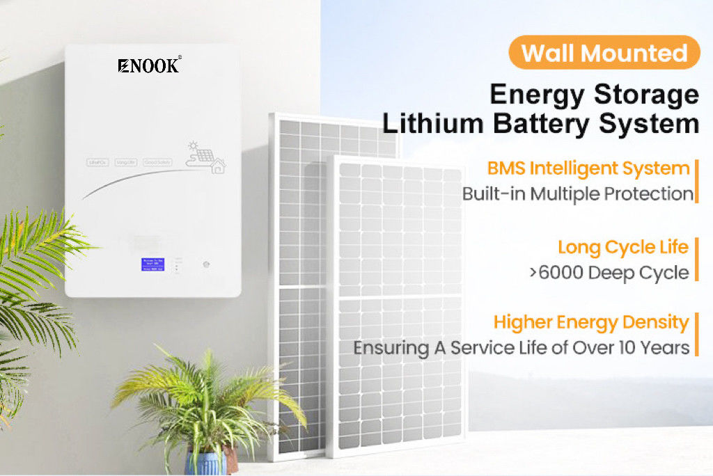 सौर 12.5KWh लिथियम आयन बैटरी पैक 51.2V 100AH सौर ऊर्जा भंडारण बैटरी के लिए