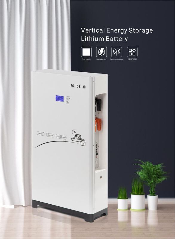 LifePO4 लिथियम बैटरी पैक सौर ऊर्जा भंडारण प्रणाली 51.2V हाइब्रिड ग्रिड IP20 10~20 Kwh