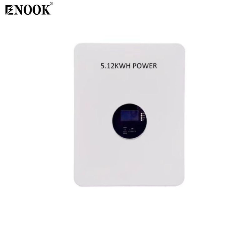 LiFePO4 ऊर्जा भंडारण बैटरी 5.12kwh 50-60HZ इनपुट वोल्टेज रेंज