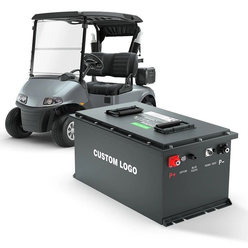 51.2V 105Ah LiFePO4 गोल्फ कार्ट बैटरी लंबी चक्र जीवन EV LifePo4 बैटरी 48V 100Ah 200Ah