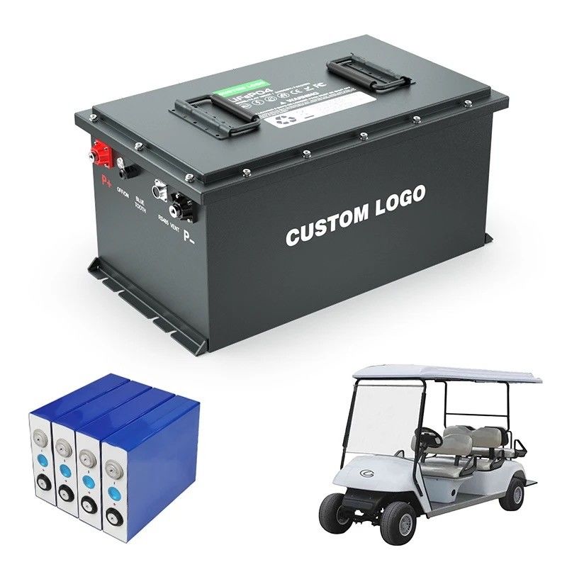 36v 48v 72v 100ah 200ah लिथियम आयन गोल्फ कार्ट बैटरी पर्यावरण के अनुकूल के लिए