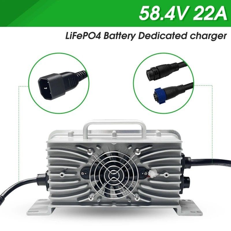 58.4V 100ah 105ah 200ah गोल्फ कार्ट LiFePO4 लिथियम आयन इलेक्ट्रिक बैटरी पैक 51.2V डीप साइकल IP64